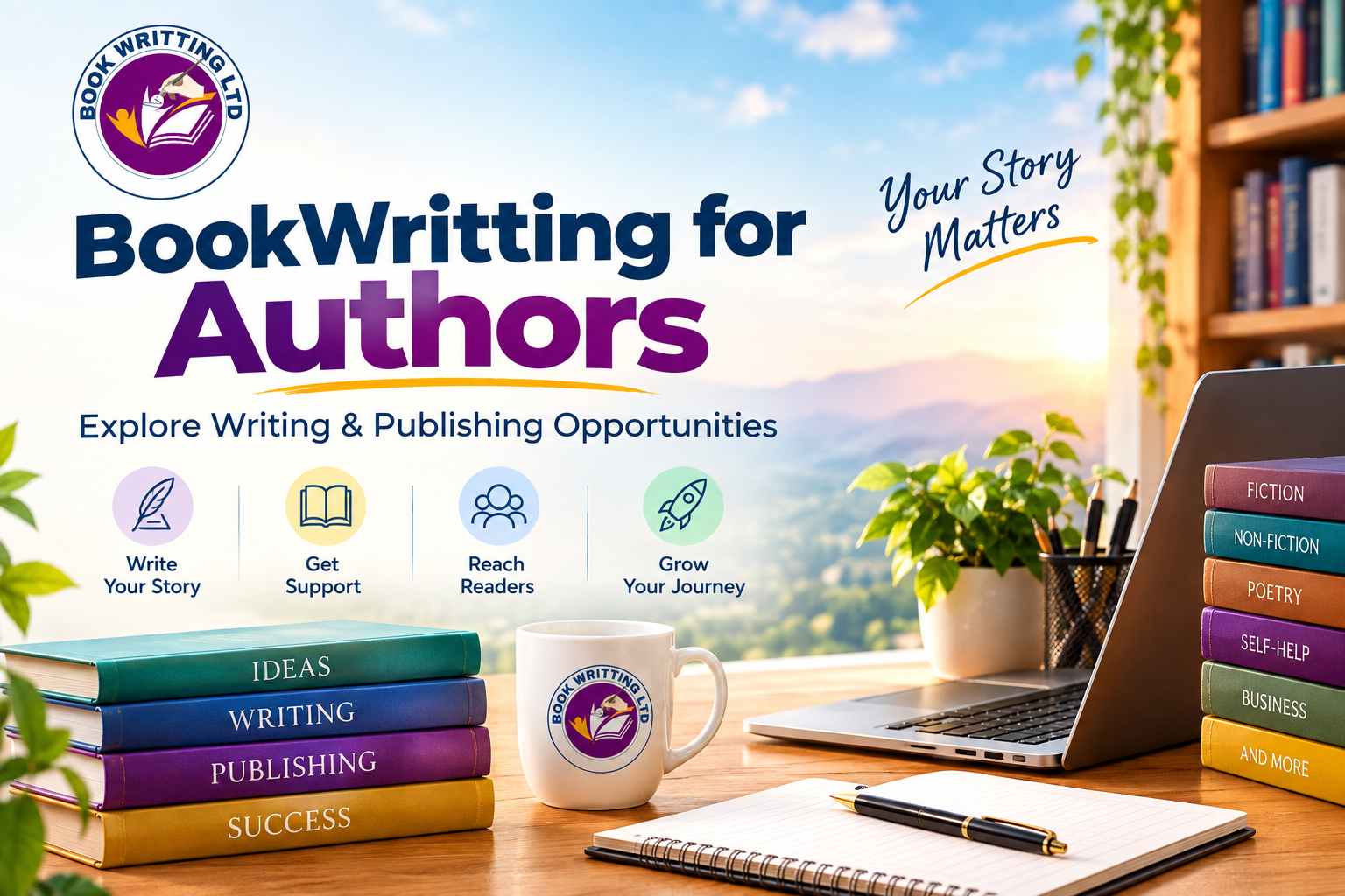BookWritting for Authors | Explore Writing & Publishing Opportunities
