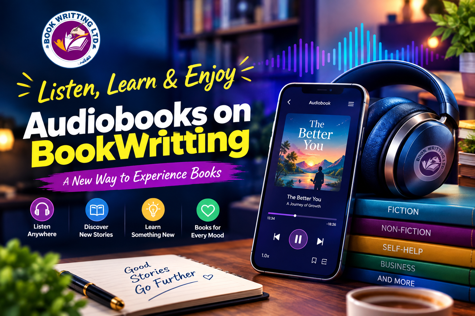 Listen, Learn & Enjoy: Exploring Audiobooks on BookWritting