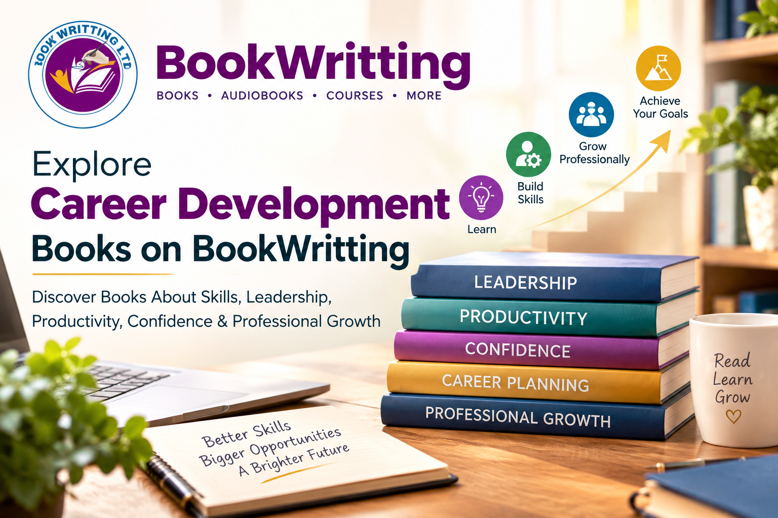 Explore Career Development Books on BookWritting | Learn, Grow & Move Forward