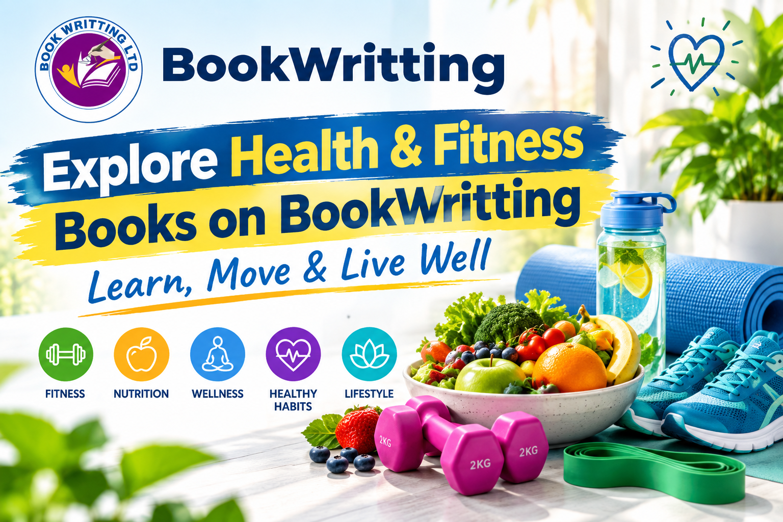 Explore Health & Fitness Books on BookWritting | Learn, Move & Live Well