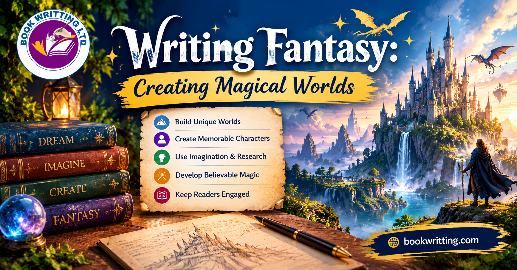 Writing Fantasy | Creating Magical Worlds Readers Never Want to Leave