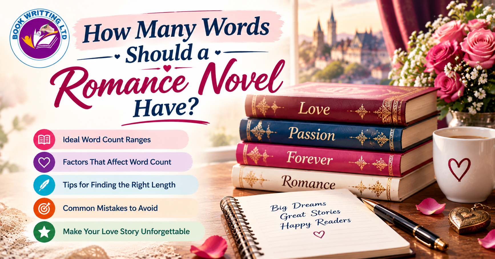 How Many Words Should a Romance Novel Have?