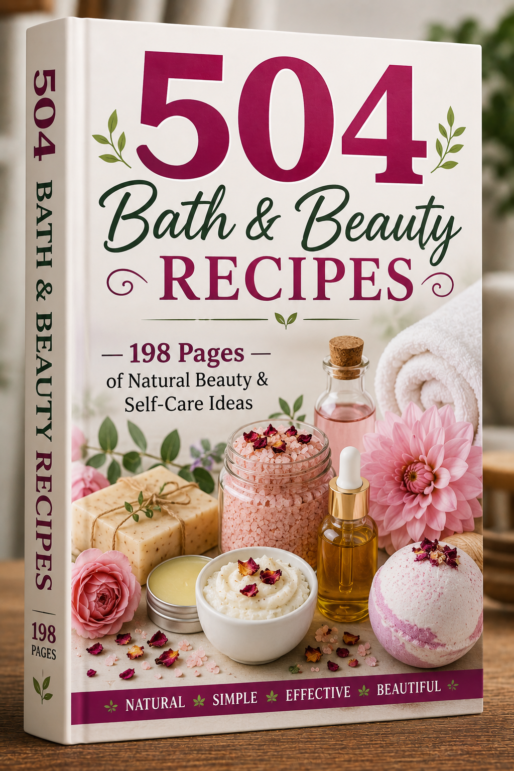 504 Bath & Beauty Recipes 198 Pages