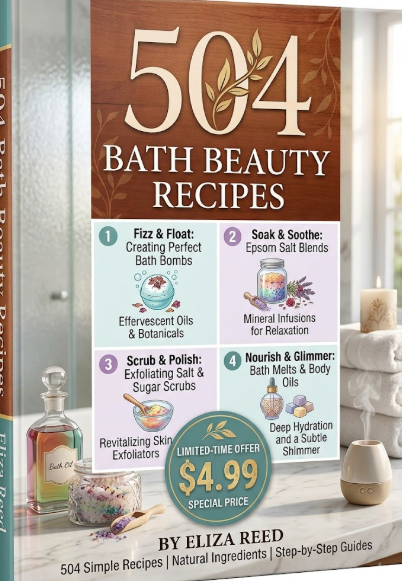 504 Bath Beauty Recipes 198 Pages