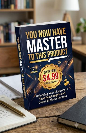 You Now Have Master To This Product