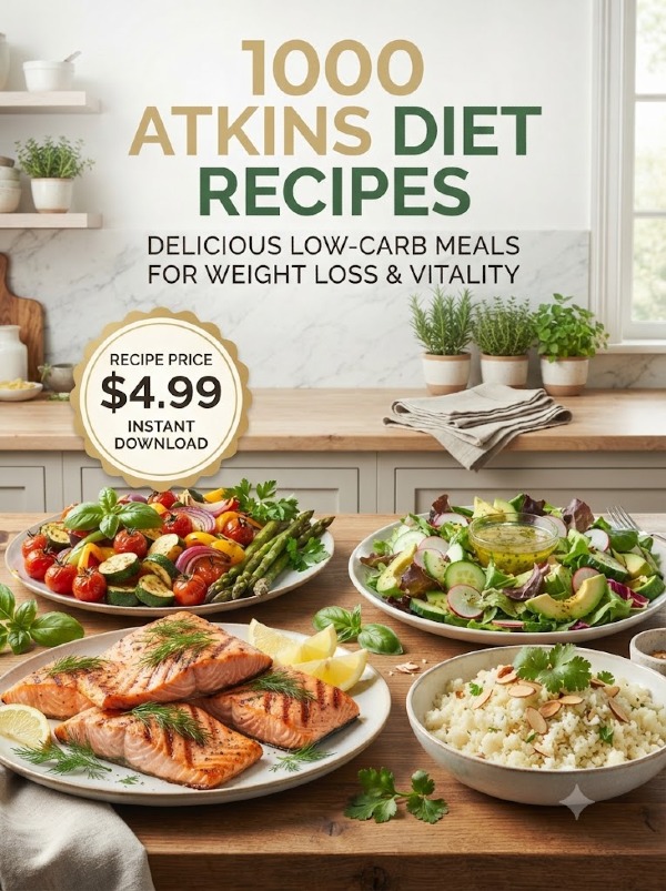 1000 Atkins Diet Recipes