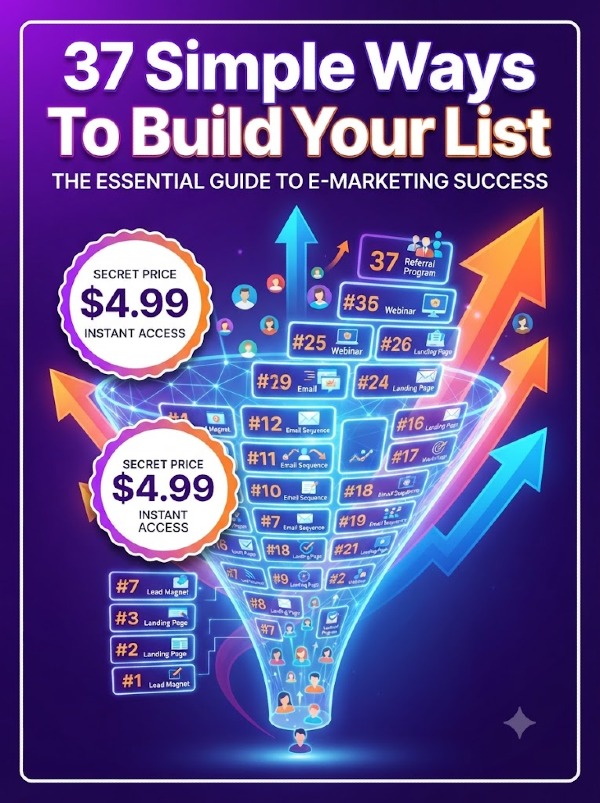 37 Simple Ways To Build Your List