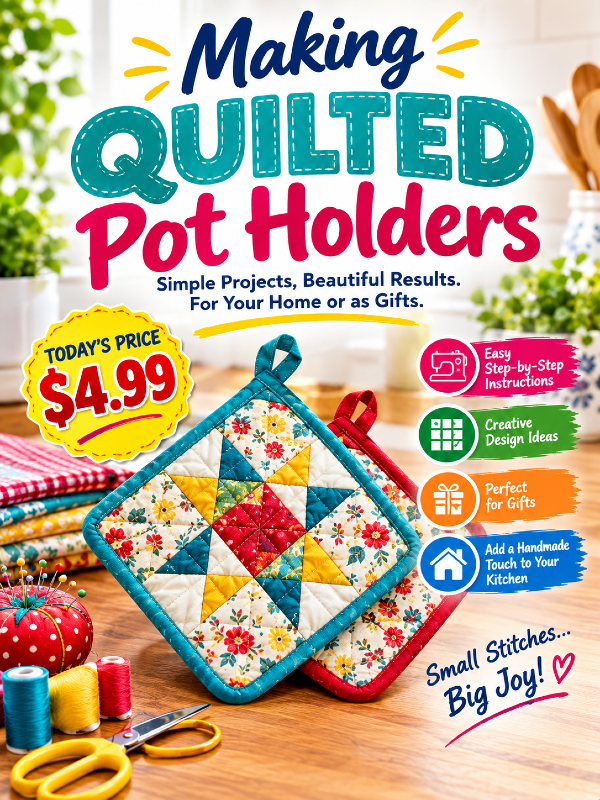 Making Quilted Pot Holders