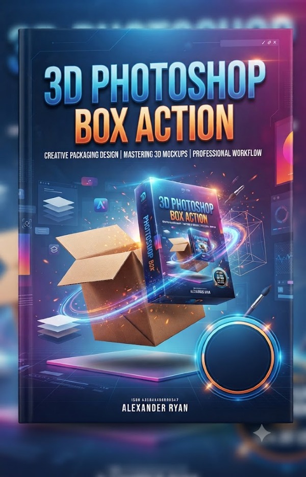 3D Box Photoshop Action