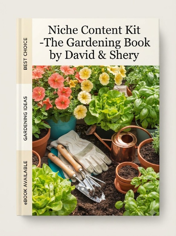 Niche Content Kit -The Gardening Book by David & Shery 