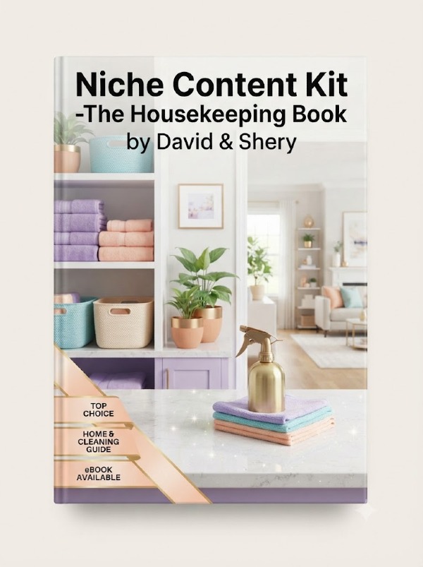 Niche Content Kit -The Housekeeping Book by David & Shery 