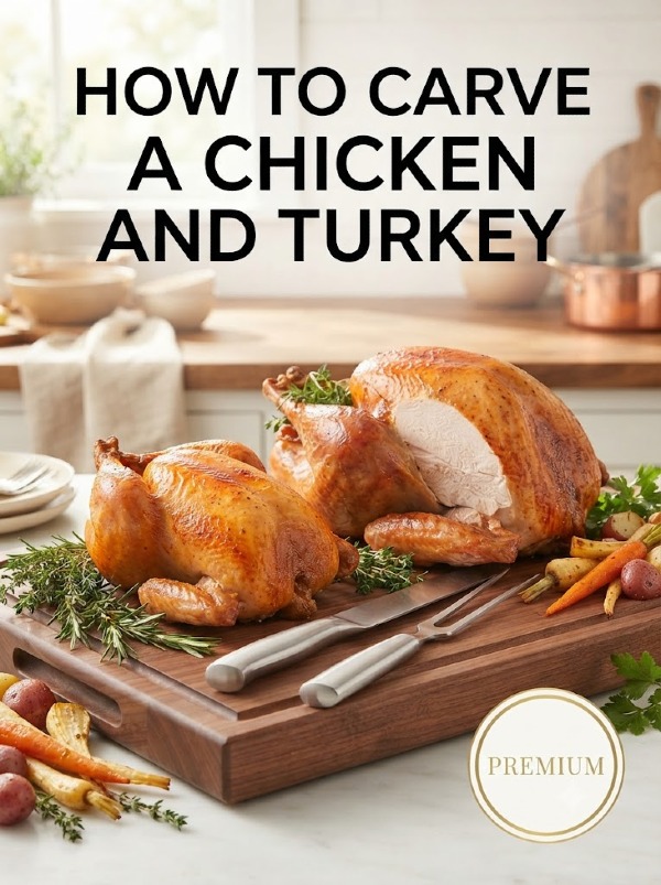 How To Carve A Chicken And Turkey