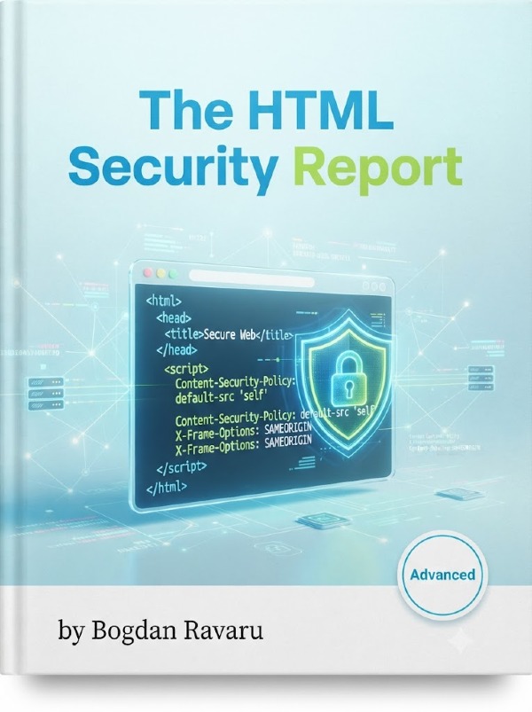 The HTML Security Report by Bogdan Ravaru