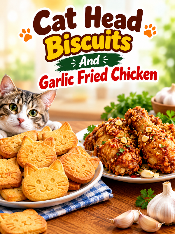 Cat Head Biscuits And Garlic Fried Chicken
