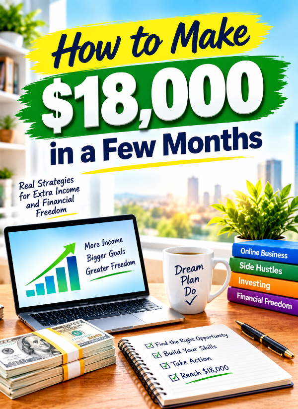 How to make $18,000 in a few months
