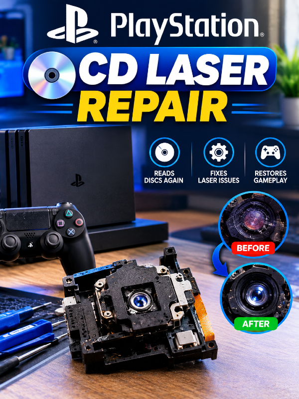 PLAYSTATION CD LASER REPAIR