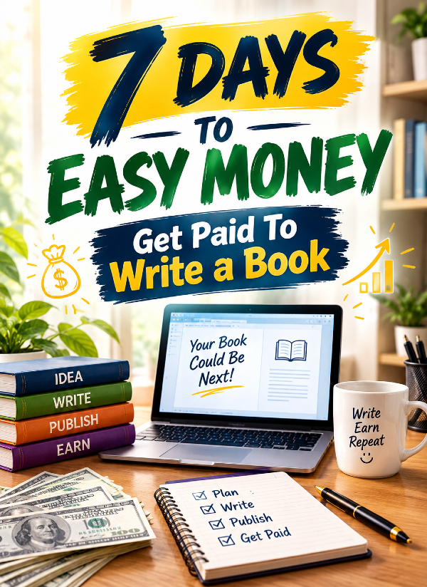 7 Days To Easy Money | Get Paid To Write a Book 