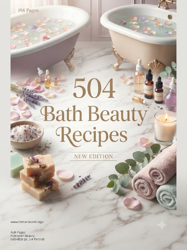 504 Bath & Beauty Recipes 198 Pages