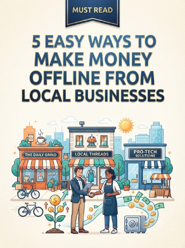 5 Easy Ways To Make Money OFFLINE From Local Businesses