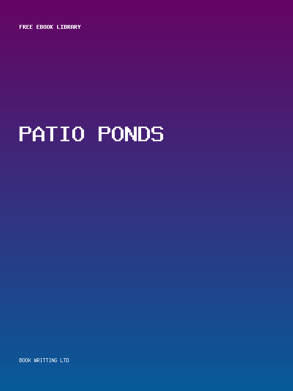 Patio Ponds