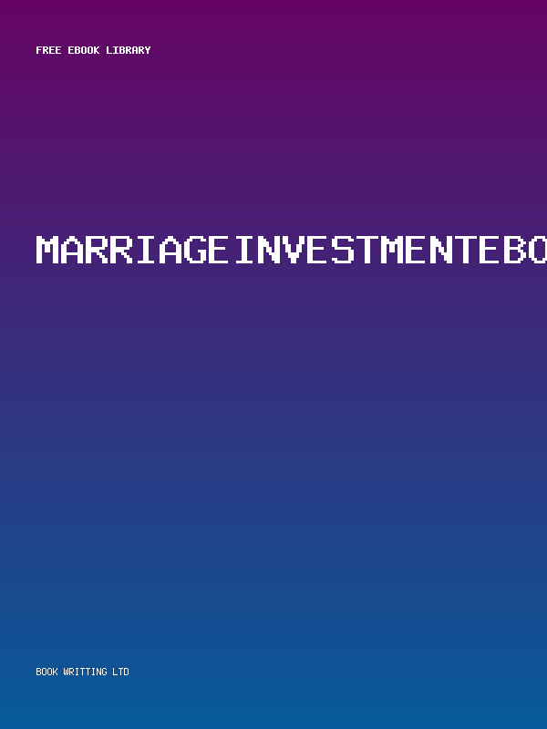 Marriageinvestmentebook