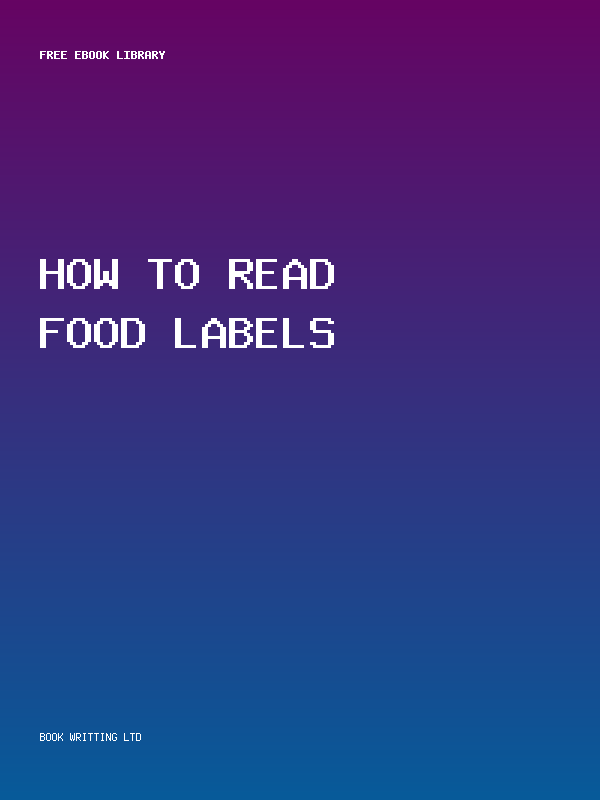 How To Read Food Labels