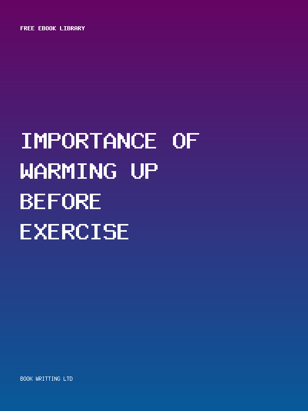 Importance Of Warming Up Before Exercise