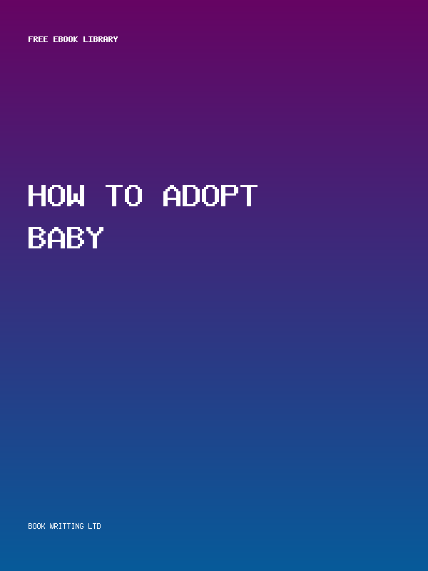 How To Adopt Baby