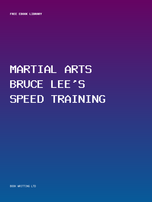 Martial Arts Bruce Lee's Speed Training