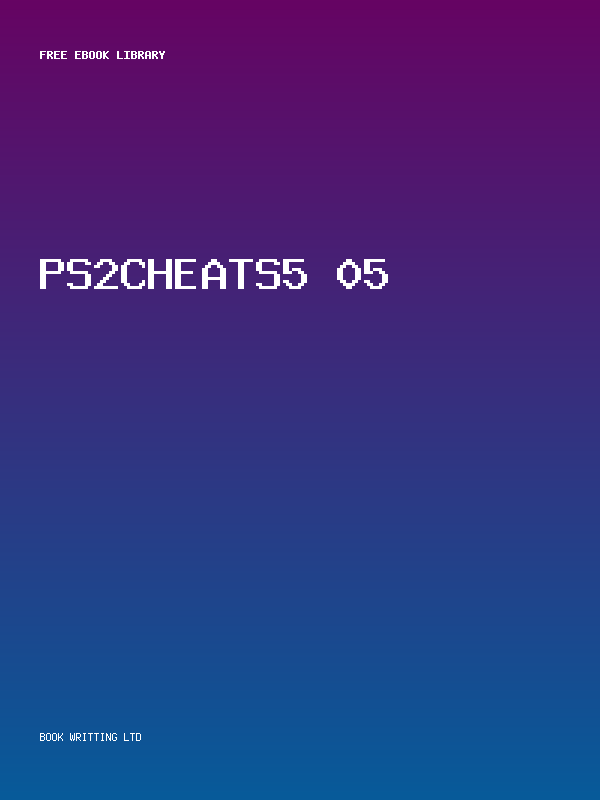 Ps2Cheats5 05