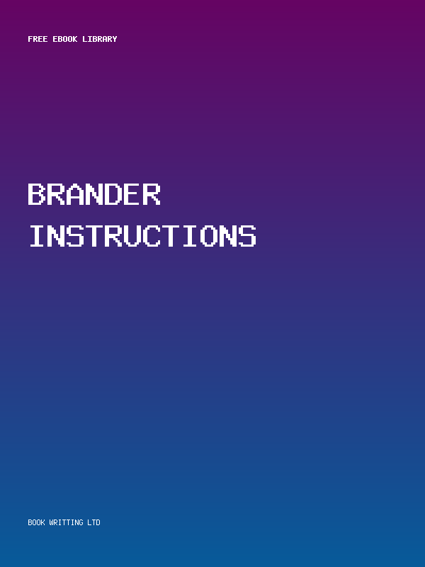 Brander Instructions