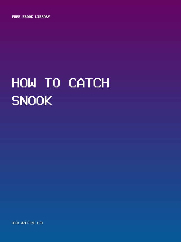 How To Catch Snook