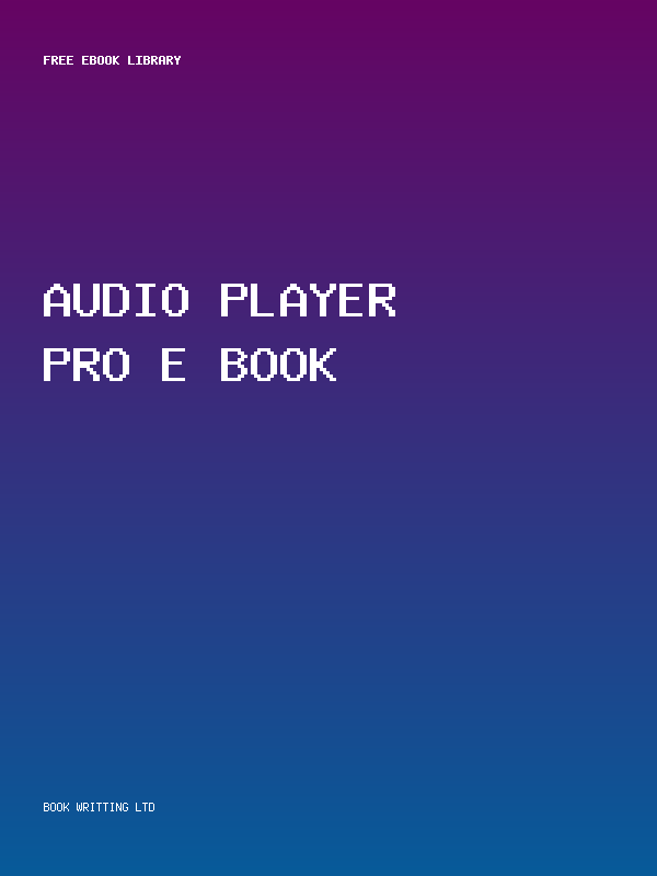 Audio Player Pro E Book