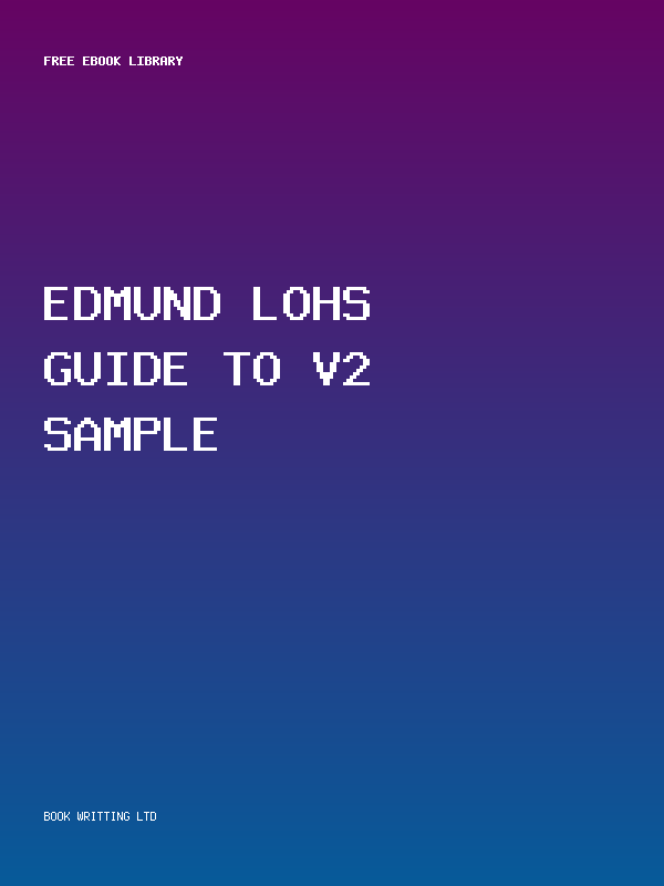 Edmund Lohs Guide To V2 Sample