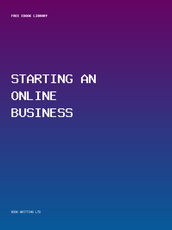 Starting An Online Business