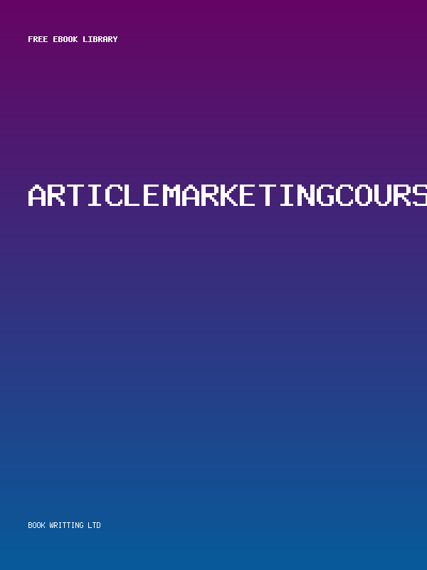 Articlemarketingcourse
