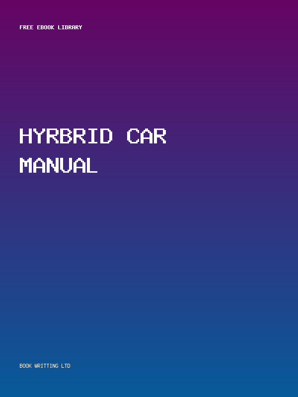 Hyrbrid Car Manual