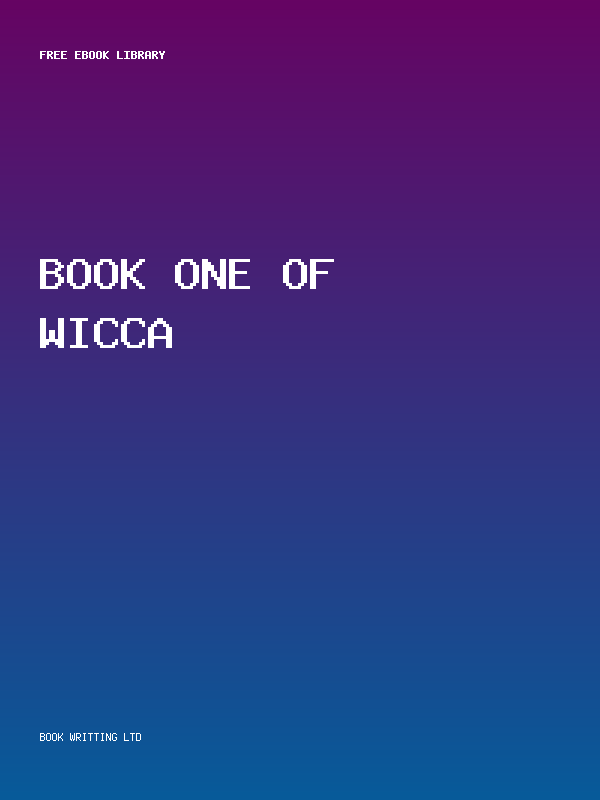 Book One Of Wicca