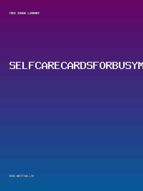 Selfcarecardsforbusymoms