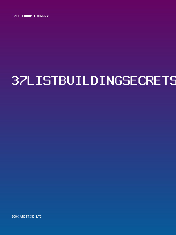 37Listbuildingsecrets