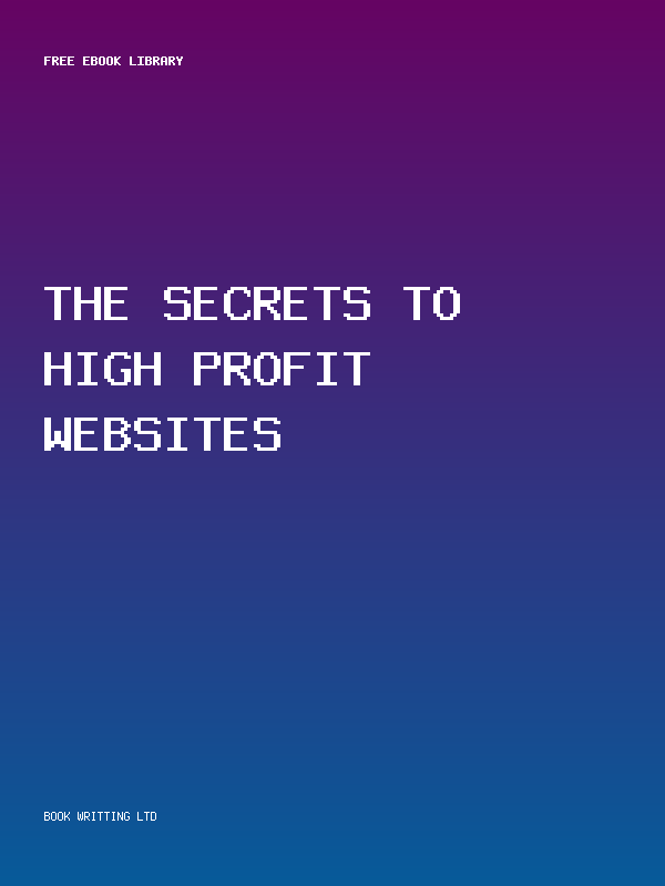The Secrets To High Profit Websites