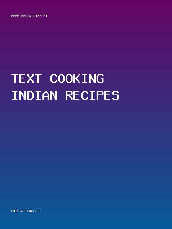 Text Cooking Indian Recipes