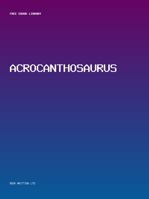 Acrocanthosaurus