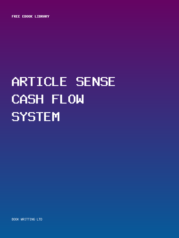 Article Sense Cash Flow System