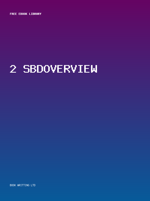 2 Sbdoverview
