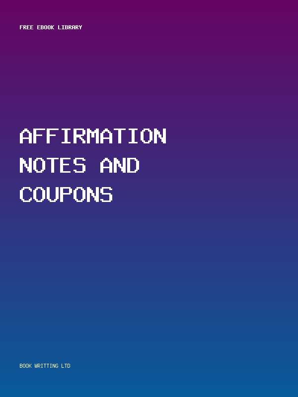 Affirmation Notes And Coupons