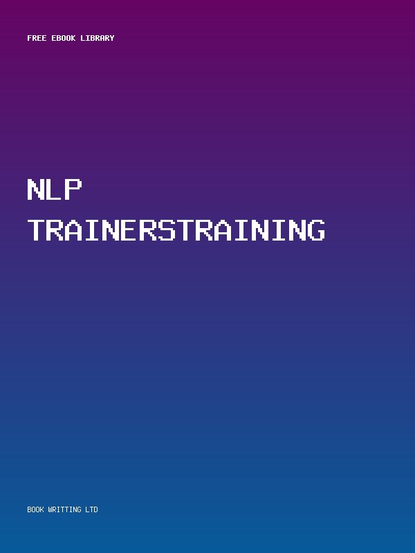 Nlp Trainerstraining