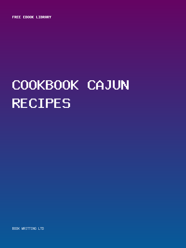 Cookbook Cajun Recipes