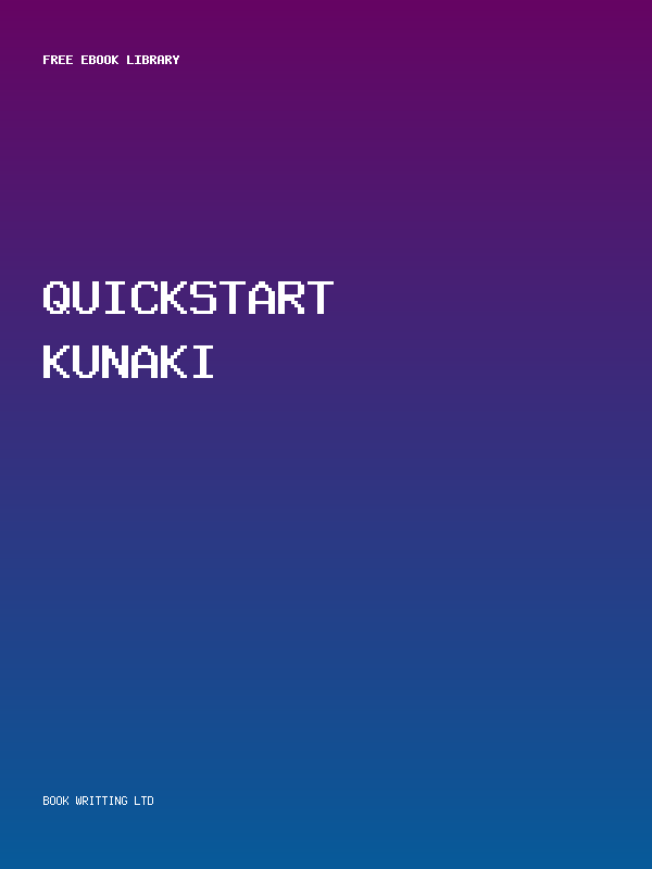 Quickstart Kunaki