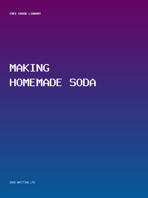 Making Homemade Soda